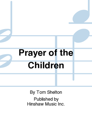 Book cover for Prayer Of The Children
