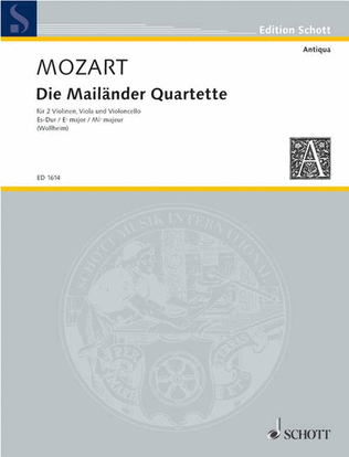 Mozart Strqu Eflat Major Parts