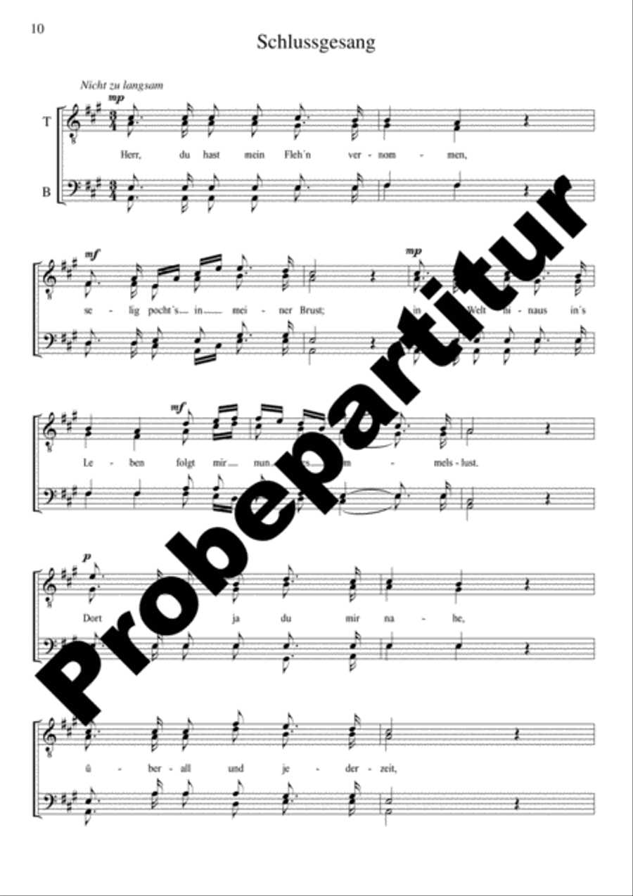 Deutsche Messe TTBB scores gallery preview page 11