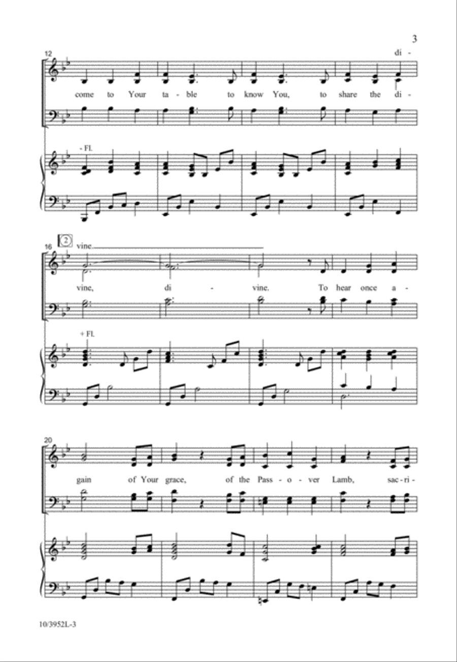 You Are the Bread 4-Part scores gallery preview page 3