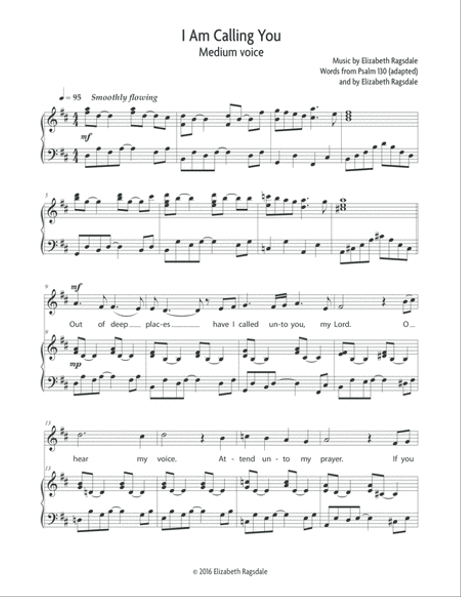 I Am Calling You (Medium Voice) Medium Voice scores gallery preview page 2