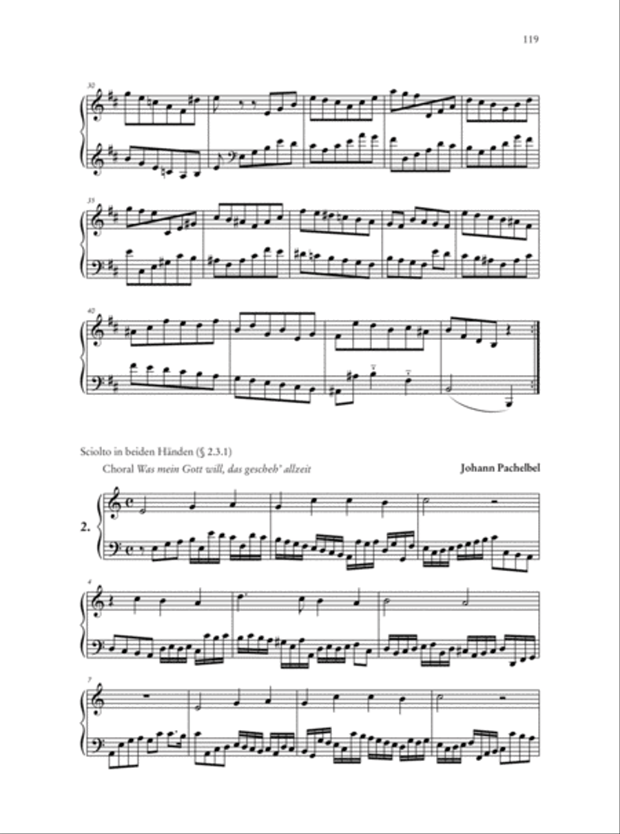 Cembalo spielen. Eine praktische Anleitung für Pianisten, Organisten und Cembalisten Harpsichord scores gallery preview page 9
