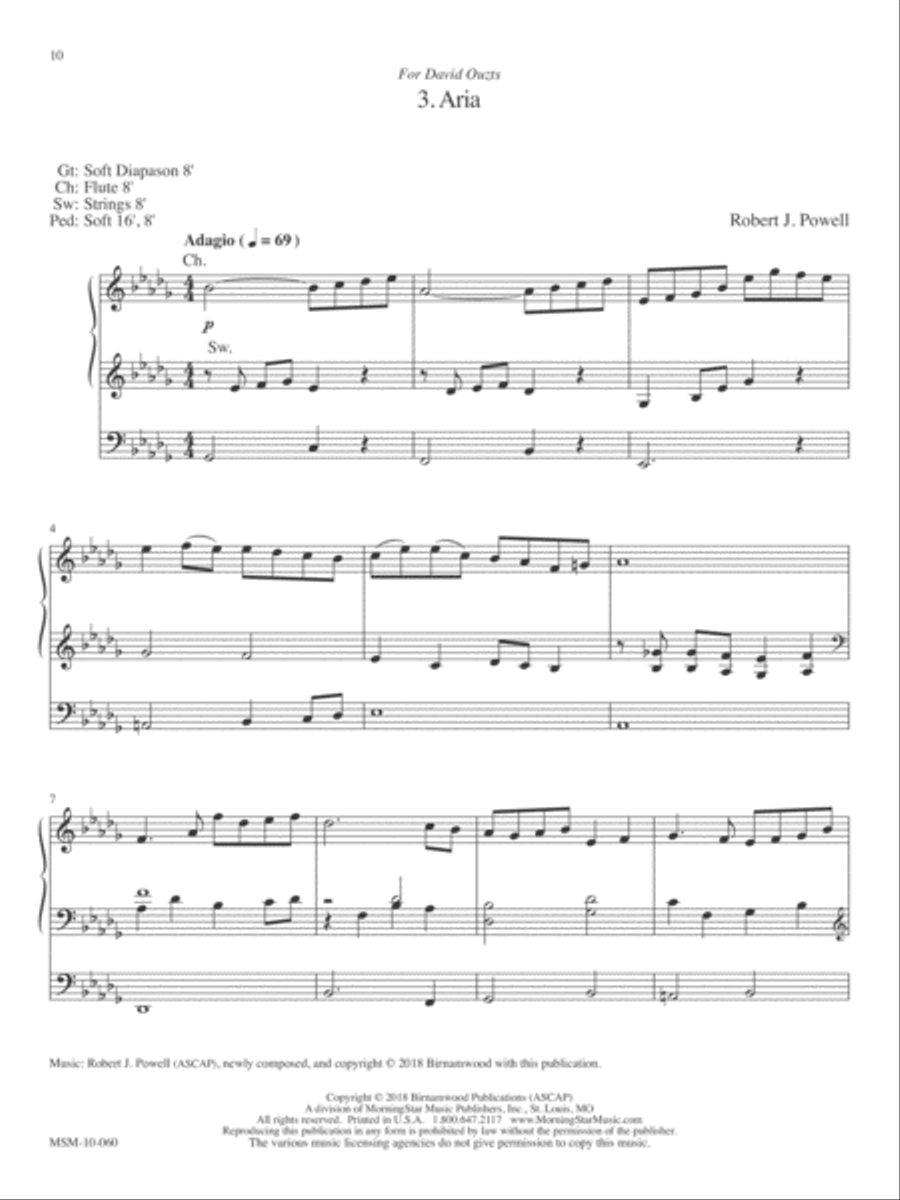 Aria Organ scores gallery preview page 1