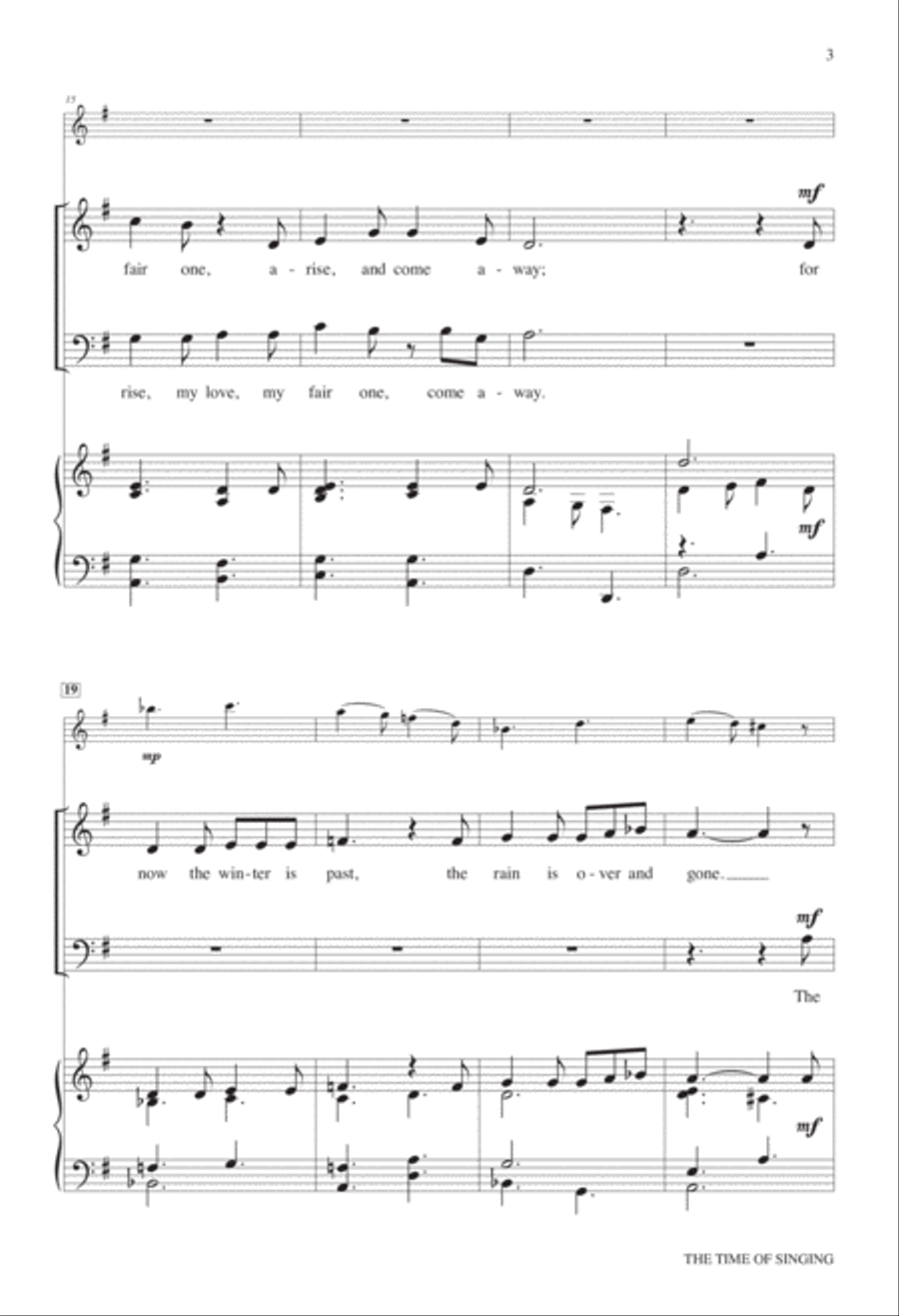 The Time of Singing 2-Part scores gallery preview page 3
