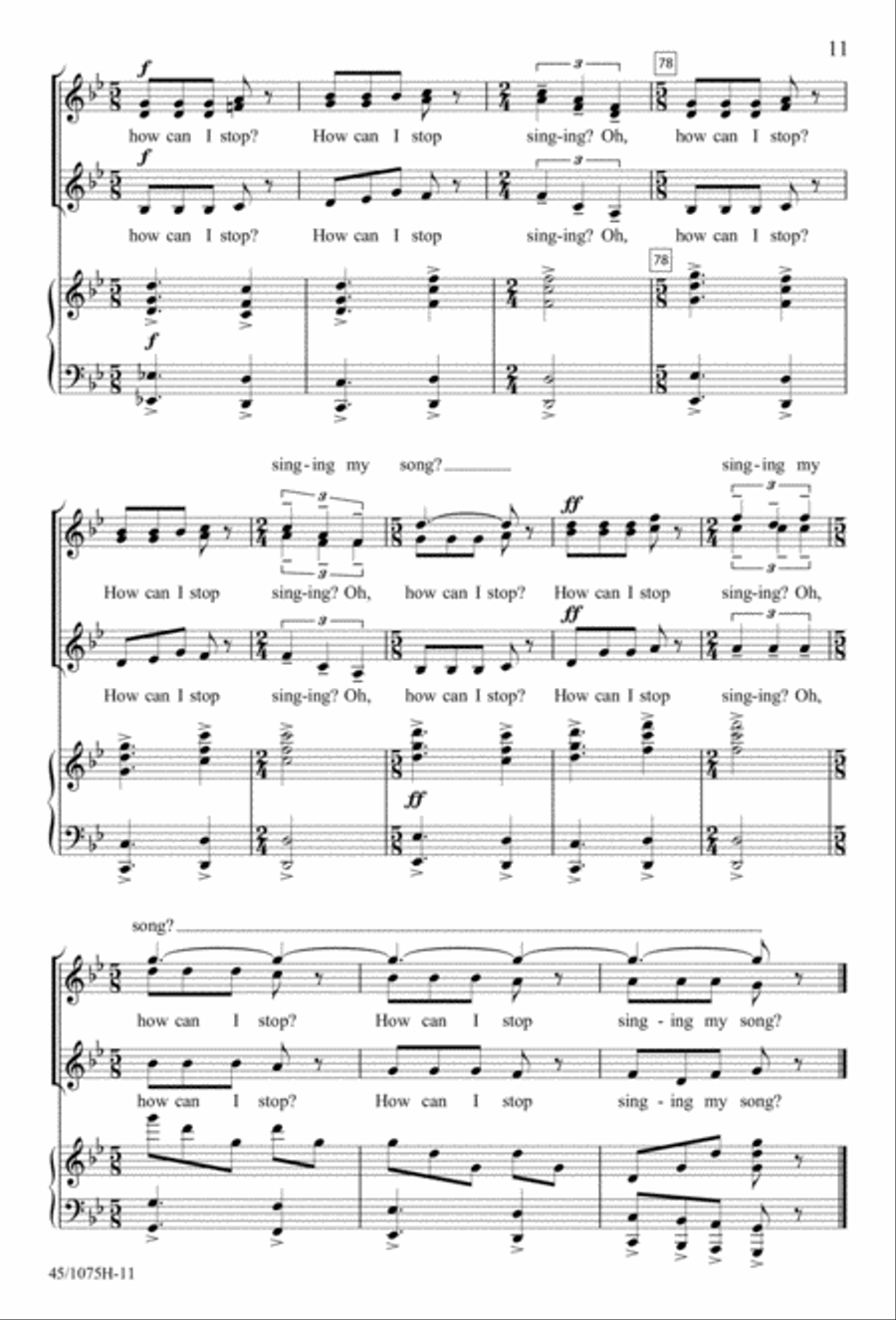 In Concert! for SSA SSA scores gallery preview page 13