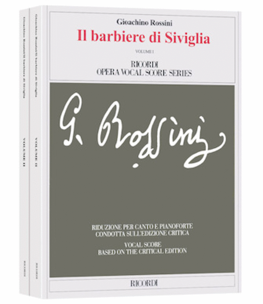 Il barbiere di Siviglia Voice scores gallery preview page 1