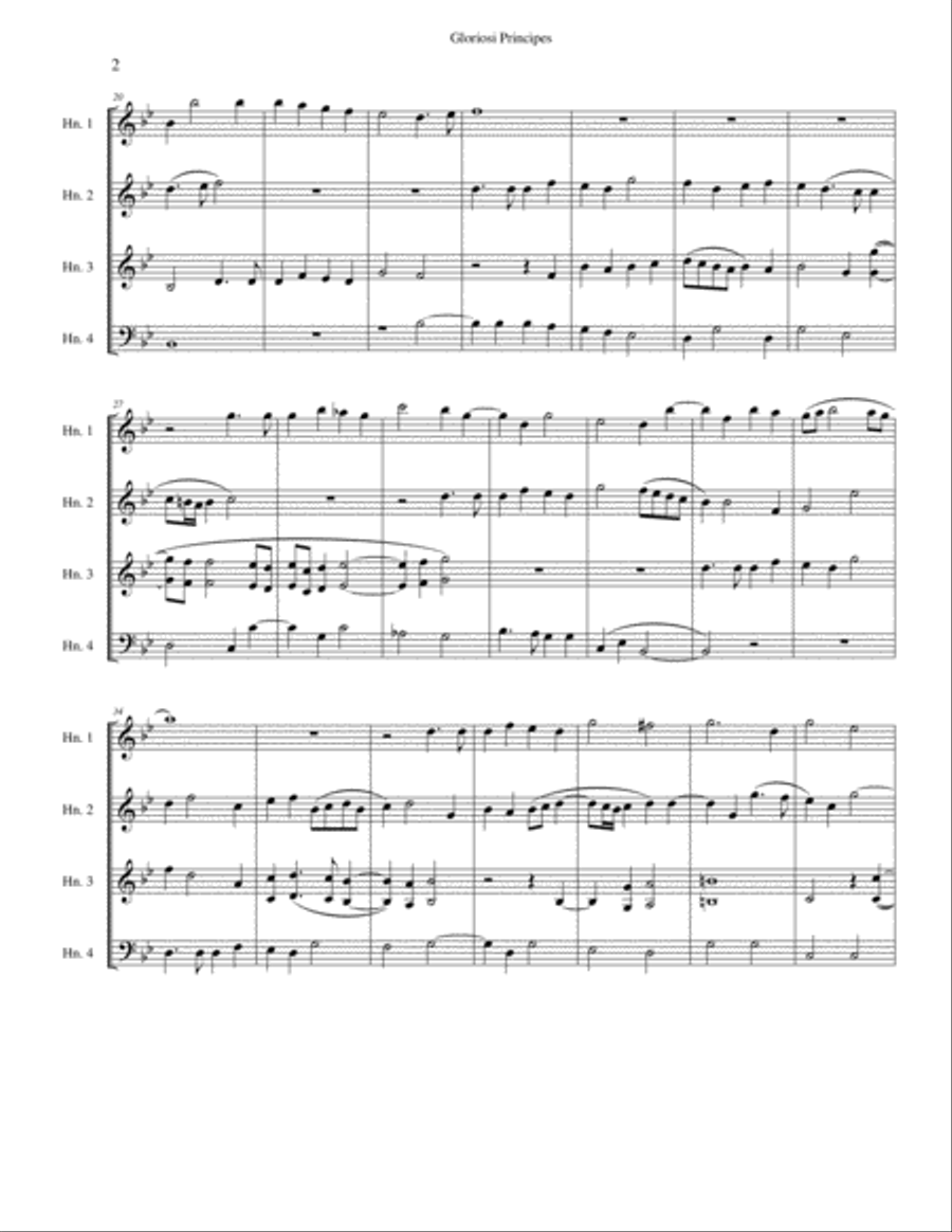 Gloriosi Principes Small Ensemble scores gallery preview page 2