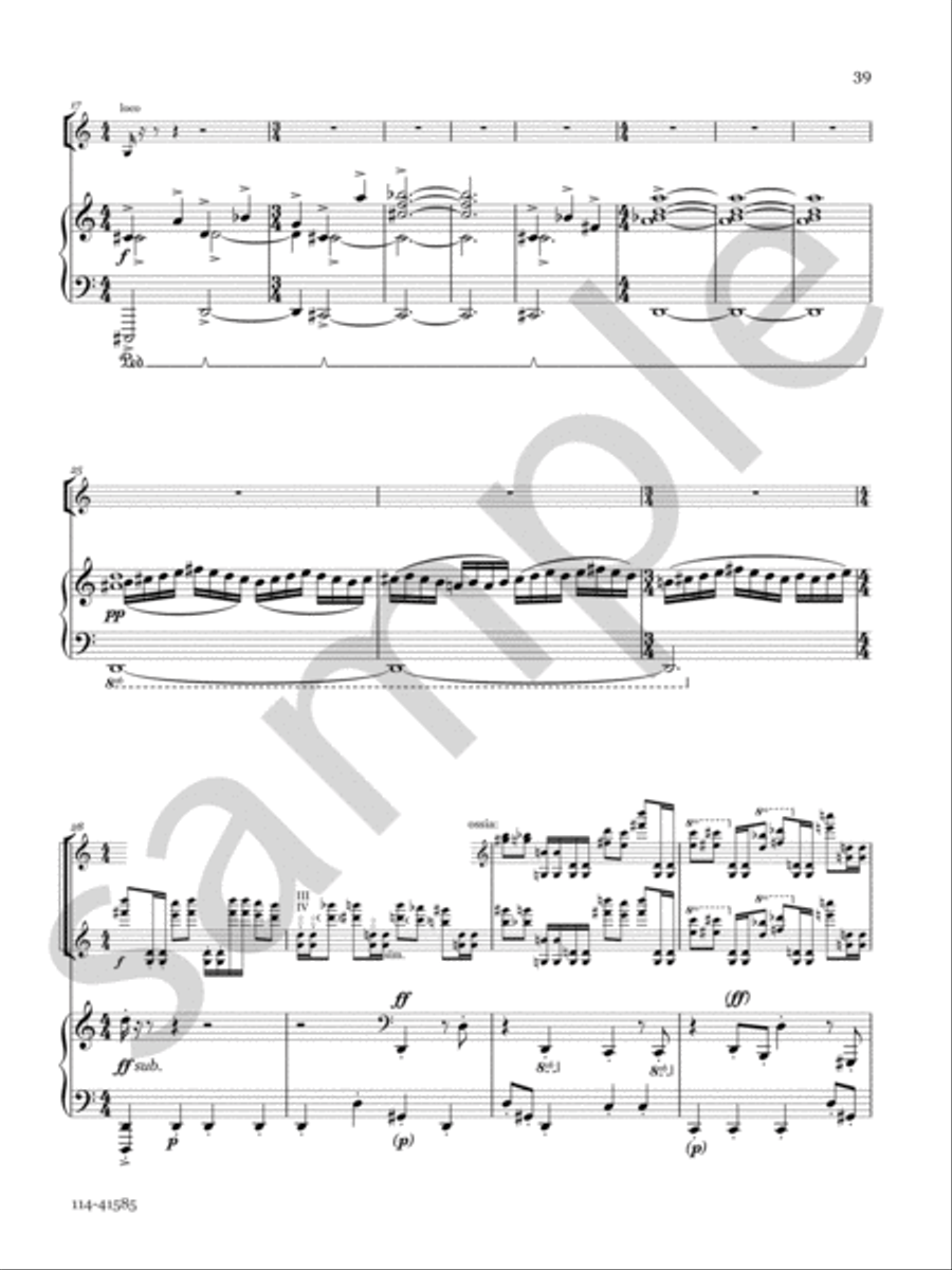 Violin Concerto Violin Concerto Chamber Music scores gallery preview page 11