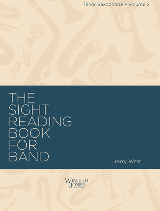 Sight Reading Book For Band, Vol 2 - Tenor Sax