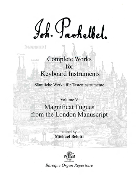 Complete Works for Keyboard Instruments, Volume V. Edited by Michael Belotti