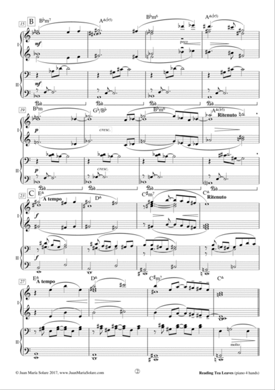 Tea Stories [piano 4 hands] Piano Method scores gallery preview page 3