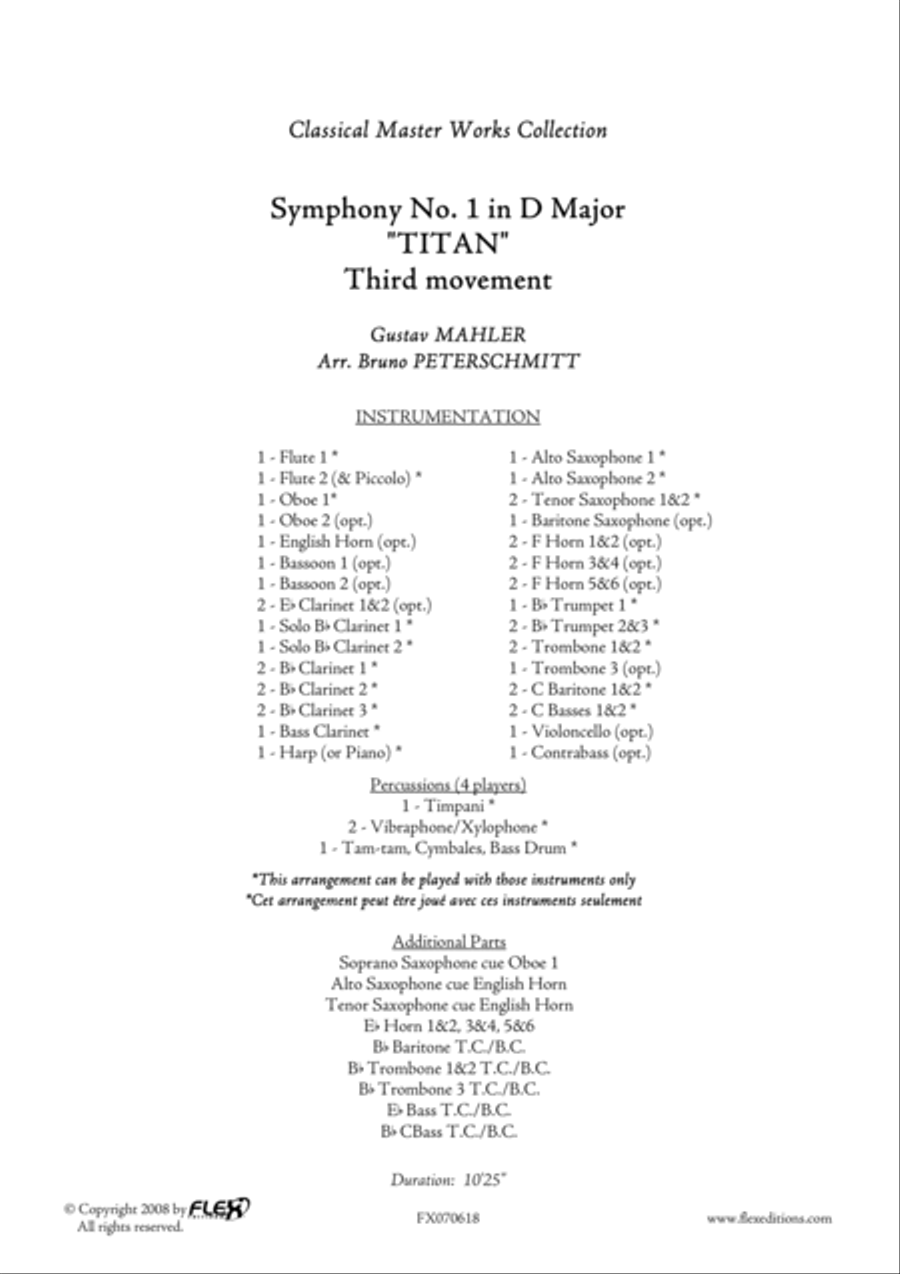 Symphony No.1 "Titan" 3rd mvt. image number null