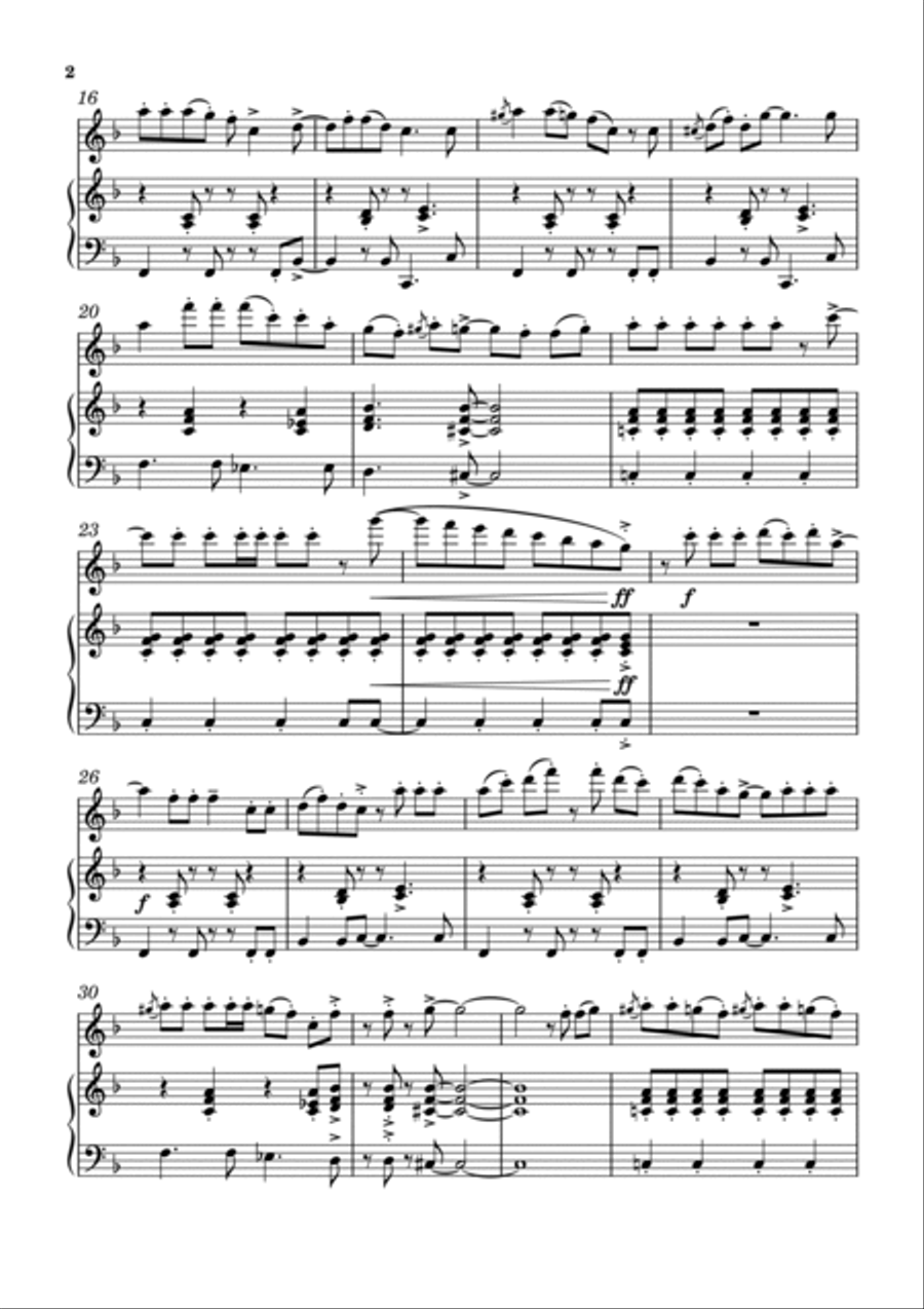 Let's DANCE! Let's DANCE! Flute Solo scores gallery preview page 2