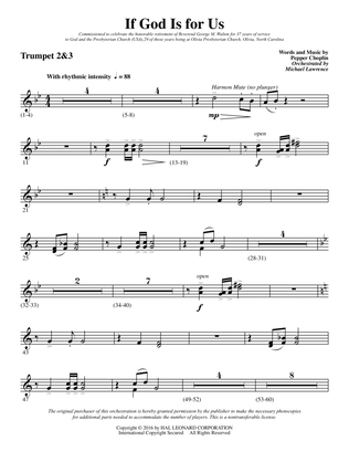 If God Is for Us - Bb Trumpet 2,3