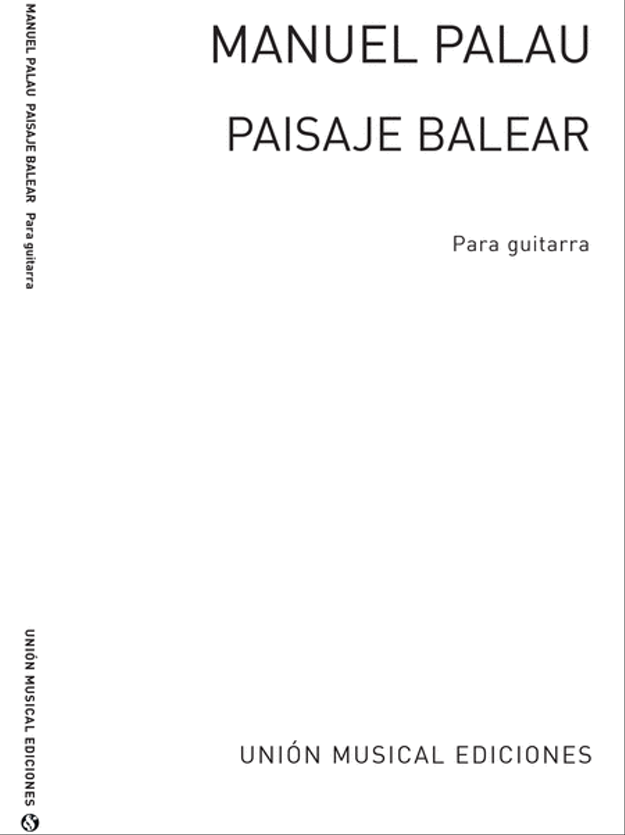 Paisaje Balear Acoustic Guitar scores gallery preview page 1