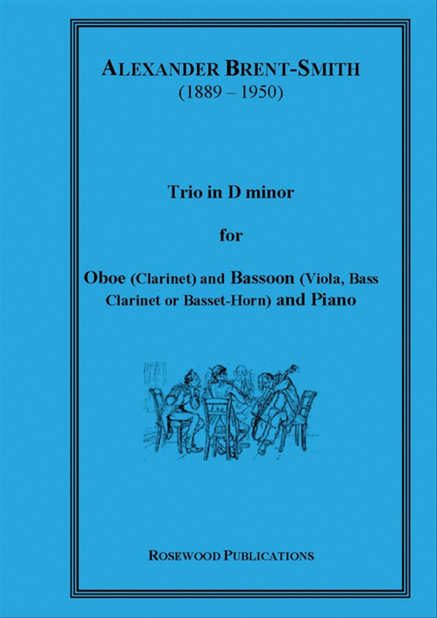 Trio in D minor Clarinet scores gallery preview page 1