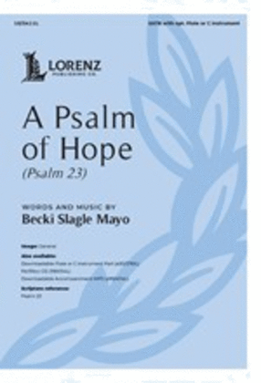 Book cover for A Psalm of Hope