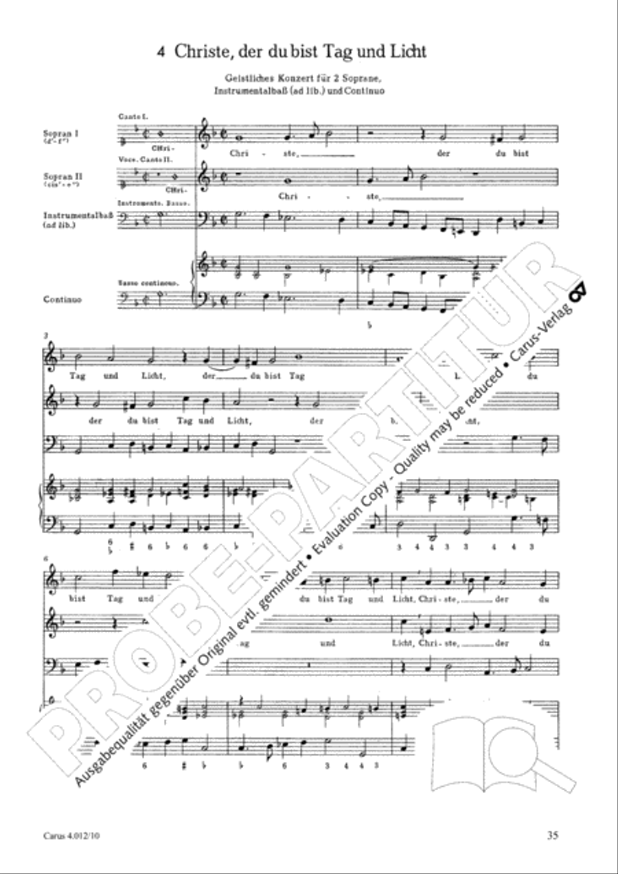 Opella Nova I. Teil 1618 Opella Nova I. Teil 1618 Collection / Songbook scores gallery preview page 36