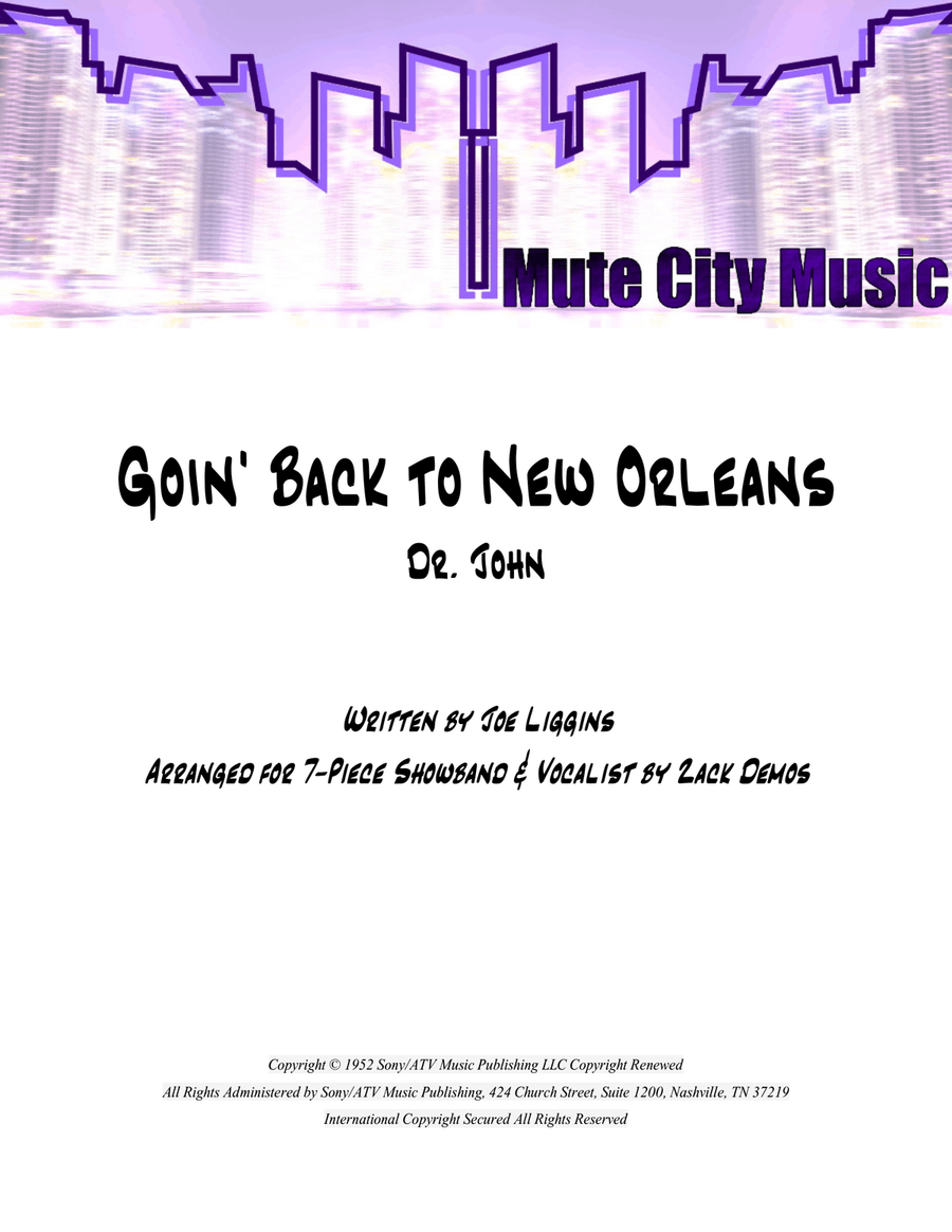 Going Back To New Orleans Large Ensemble scores gallery preview page 1