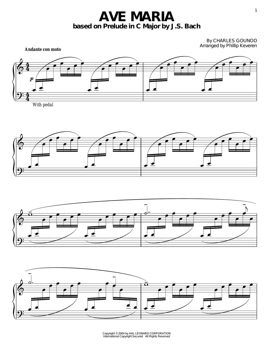Ave Maria (arr. Phillip Keveren)
