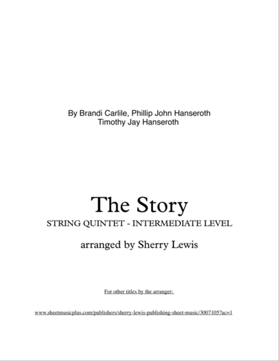 The Story String Quintet scores gallery preview page 2
