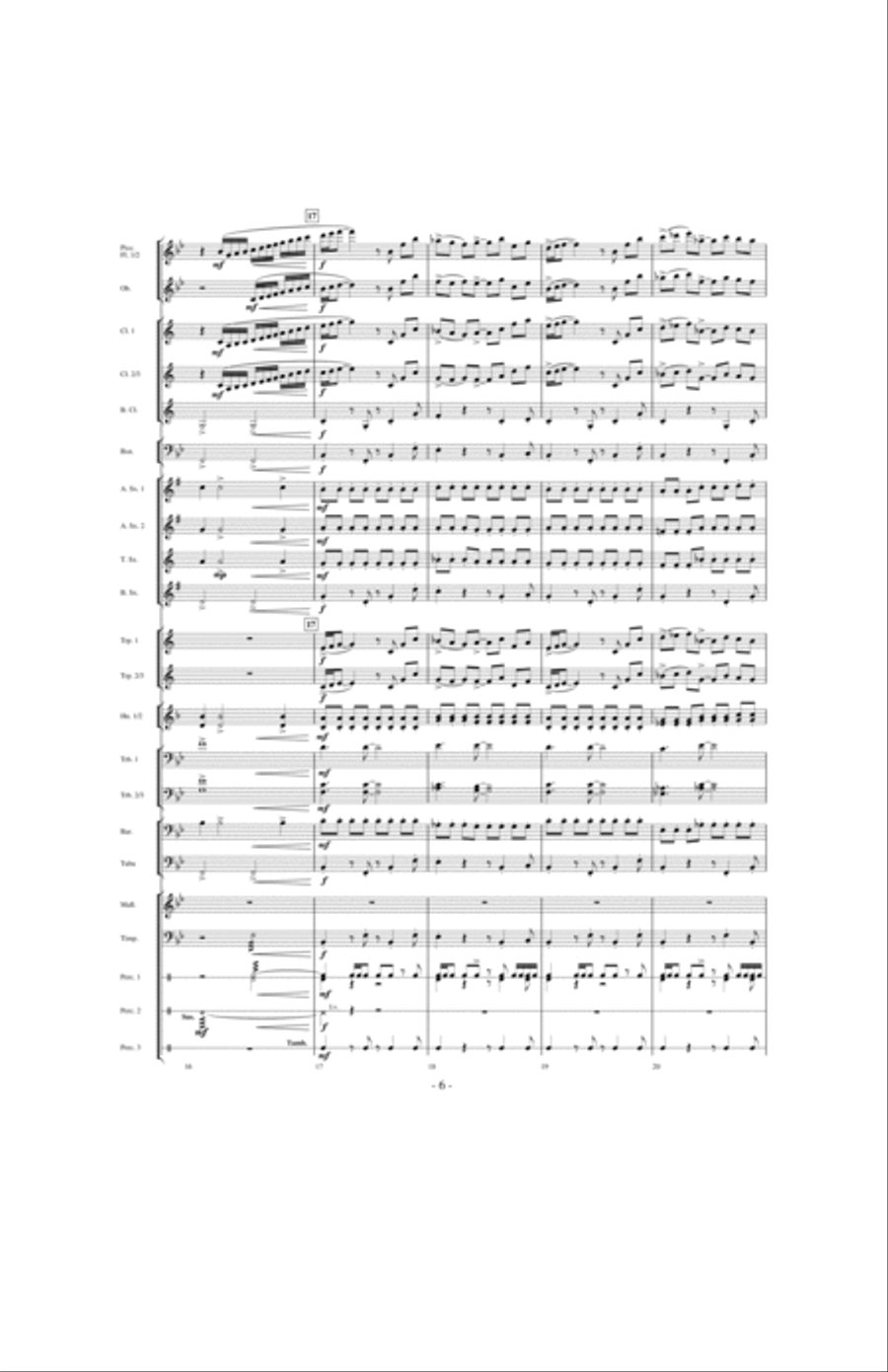 Beyond the Higher Skies Concert Band scores gallery preview page 5