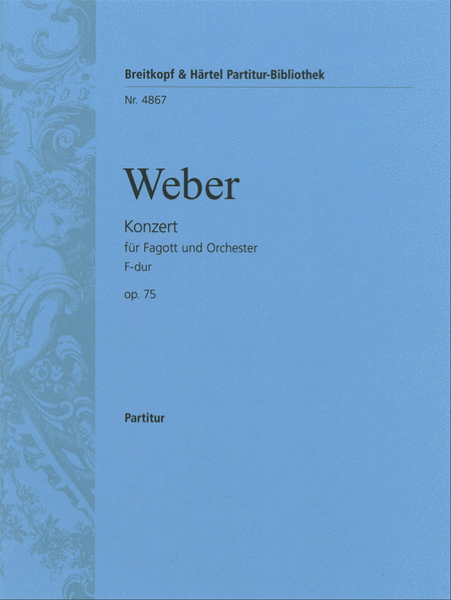 Bassoon Concerto in F major Op. 75 Orchestra scores gallery preview page 1