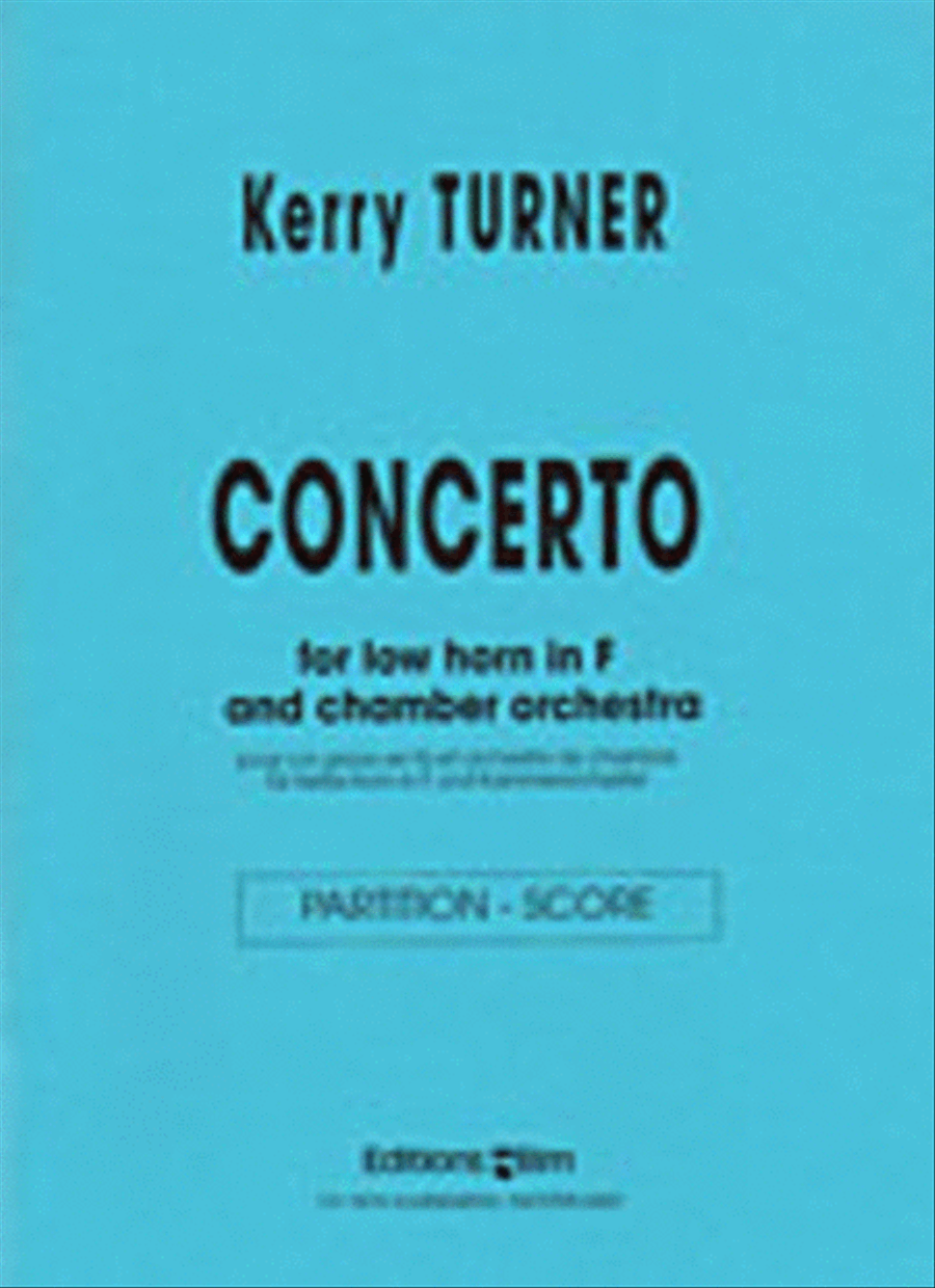 Concerto for Low Horn in F Chamber Orchestra scores gallery preview page 1