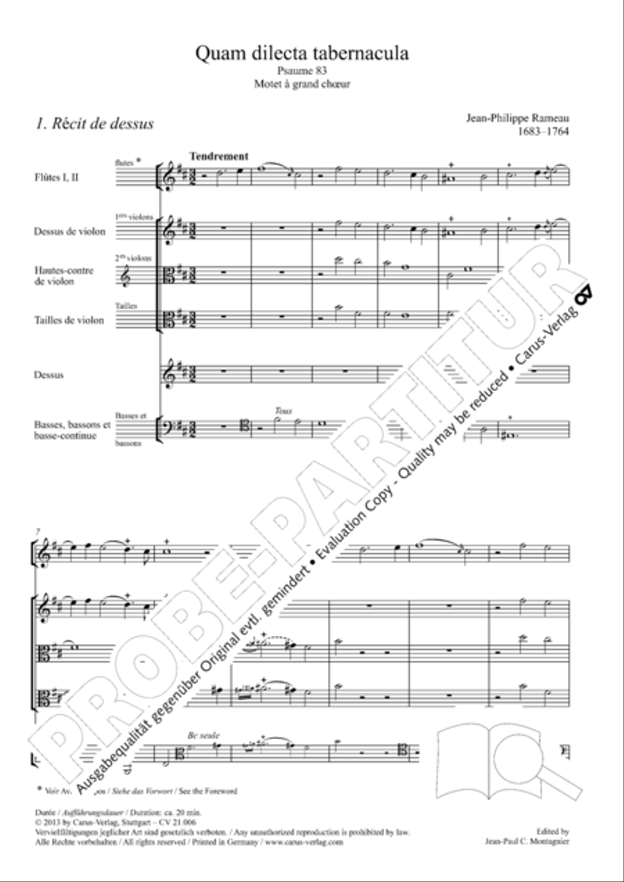 Quam dilecta tabernacula Men's Choir scores gallery preview page 10