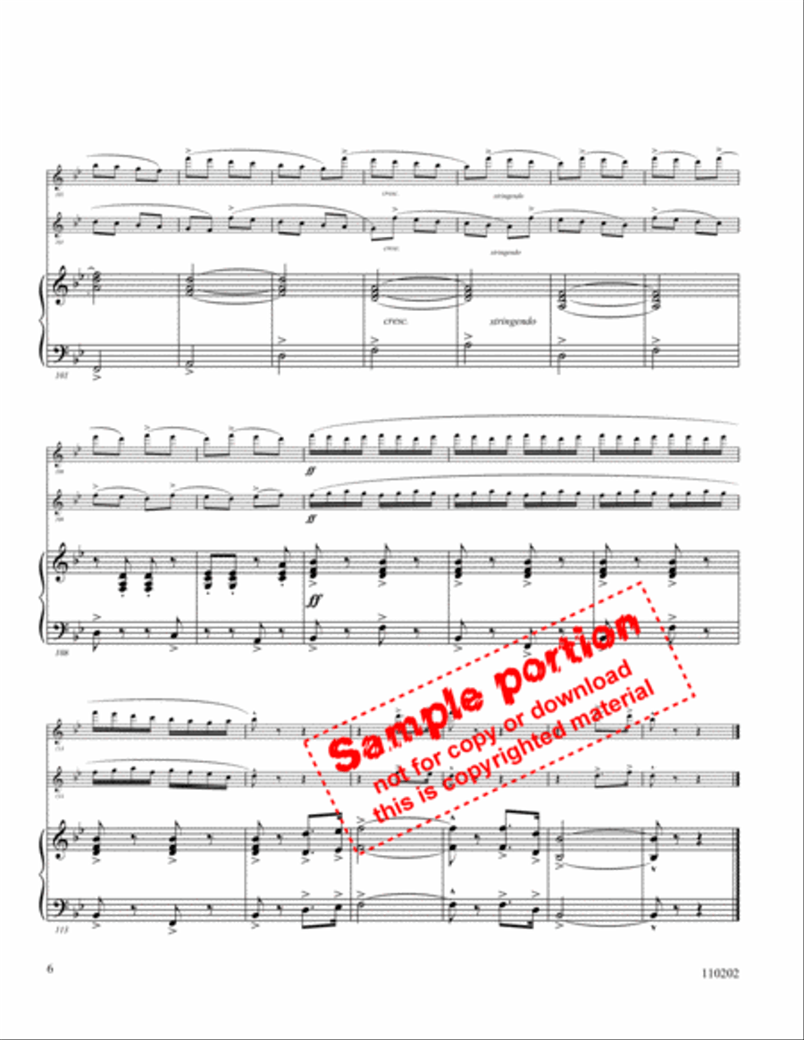 To God Be The Glory Woodwind Duet scores gallery preview page 4