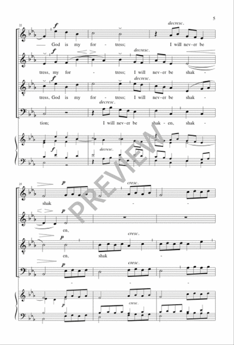 In God Alone Is My Soul at Rest 4-Part scores gallery preview page 5