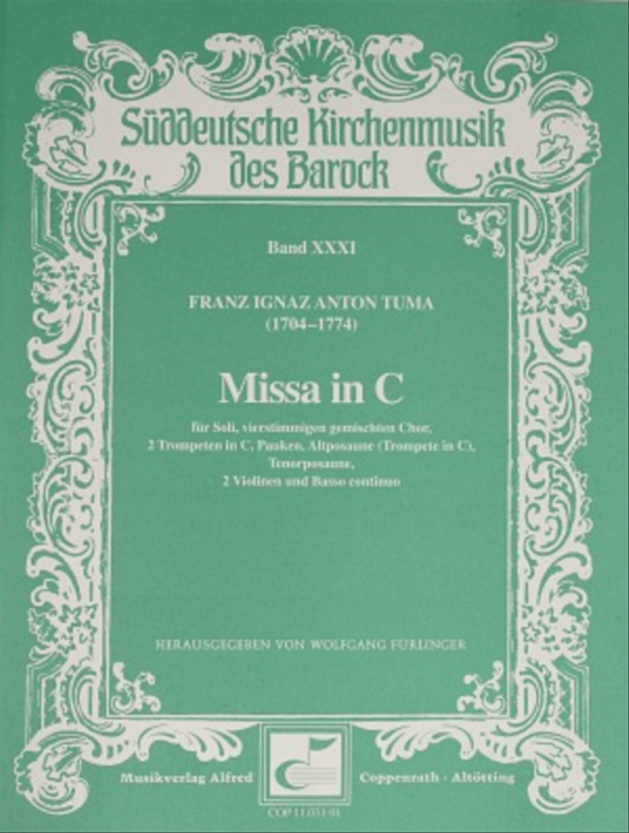 Mass in C (Missa in C) 4-Part scores gallery preview page 1