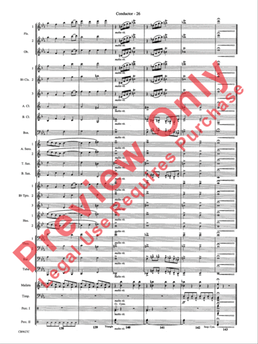 How the Grinch Stole Christmas Concert Band scores gallery preview page 29