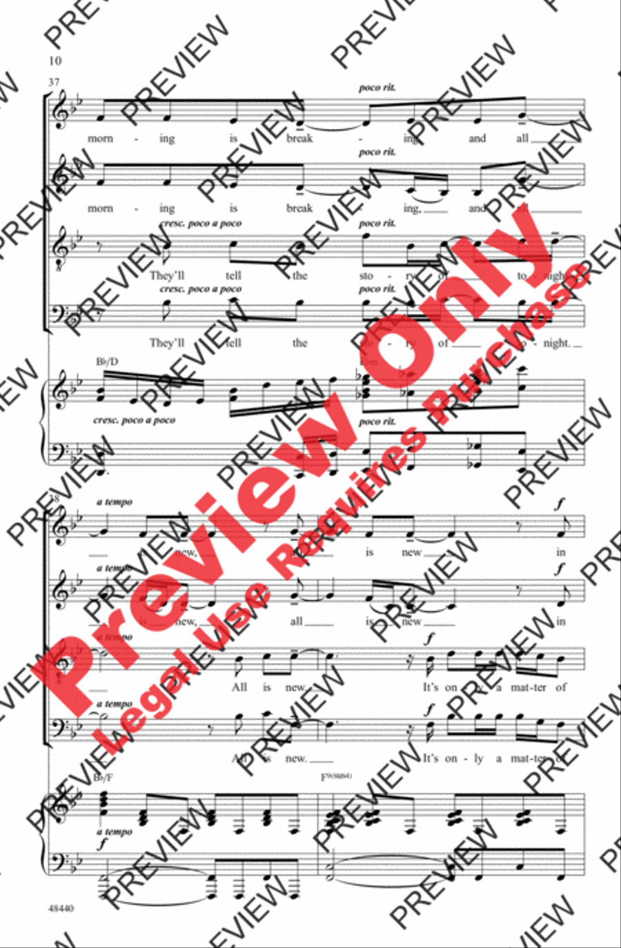 Found/Tonight 4-Part scores gallery preview page 10