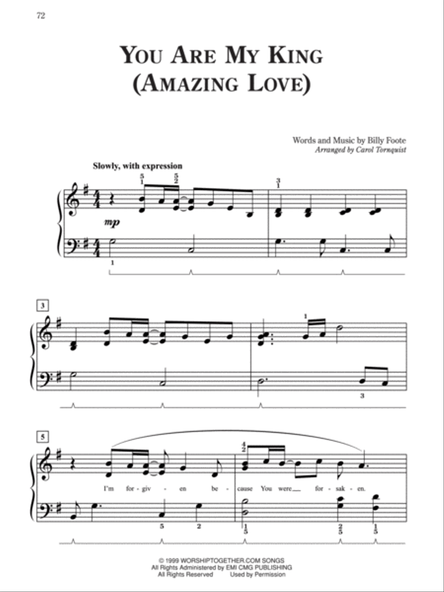 Pure & Simple Praise Easy Piano scores gallery preview page 5