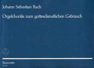 Book cover for Orgelchoräle zum gottesdienstlichen Gebrauch