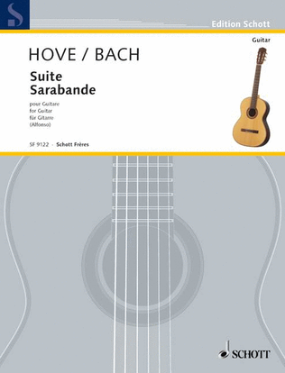 Book cover for Suite E major / Sarabande A minor