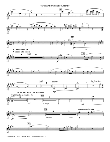 A Chorus Line (Medley) (arr. Ed Lojeski) - Reed 1