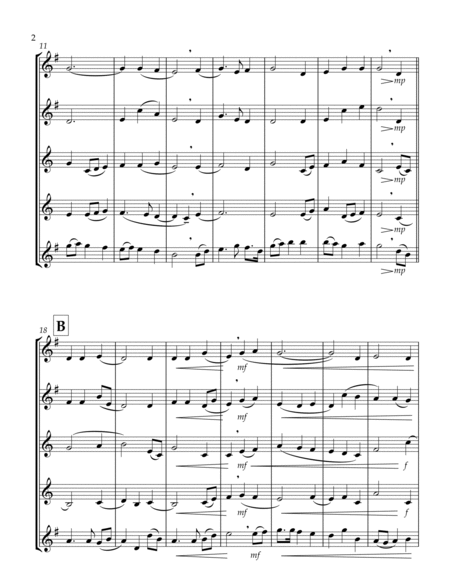 O Spirit All-Embracing (Thaxted) (Bb) (Saxophone Quintet - 2 Alto, 2 Tenor, 1 Bari) (Baritone lead) image number null