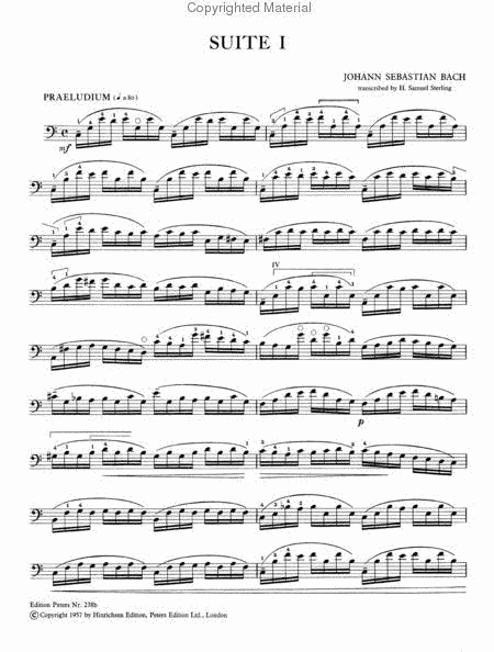 Suites (Sonatas) - Arranged For Double Bass