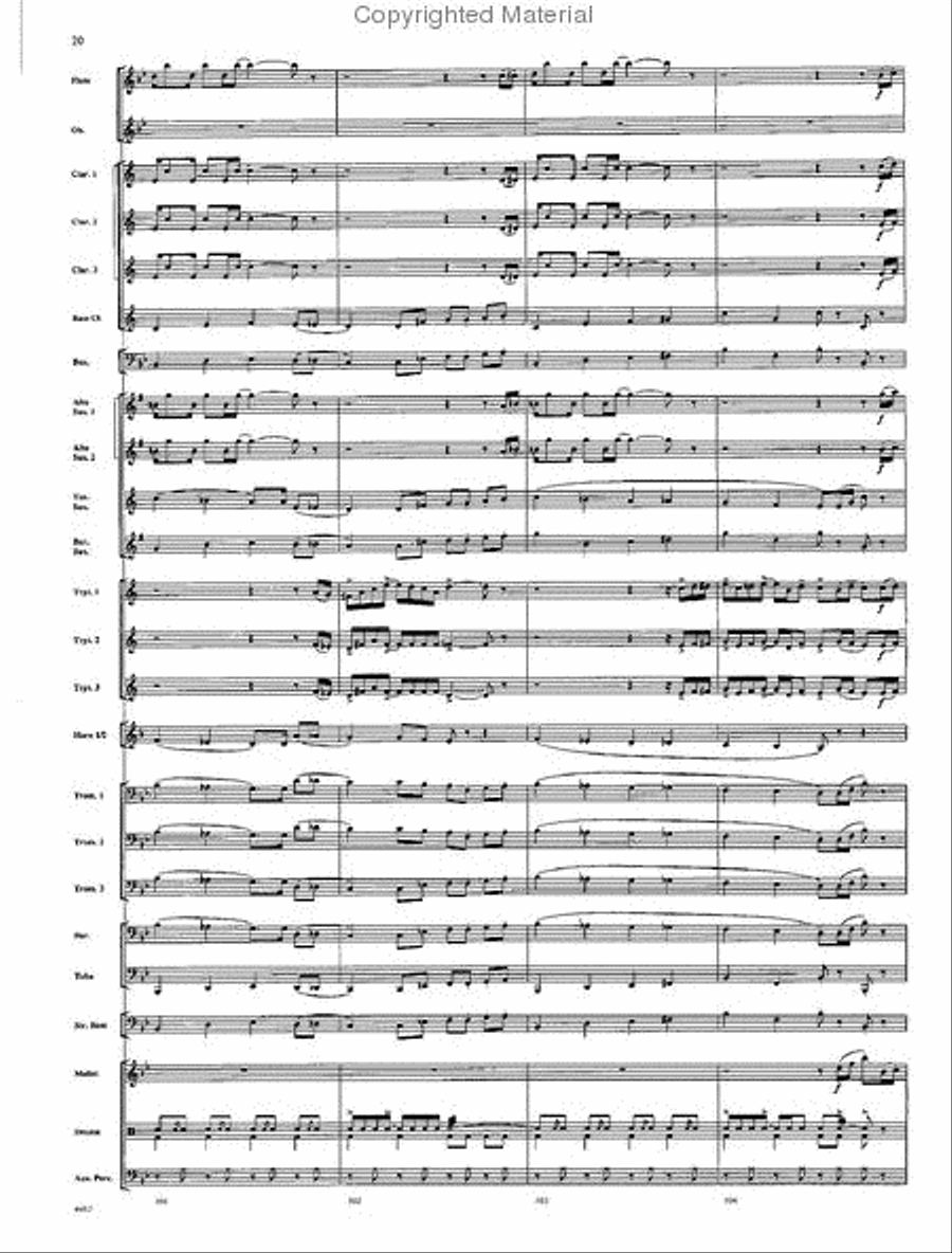 A Scott Joplin Retrospective Concert Band scores gallery preview page 19