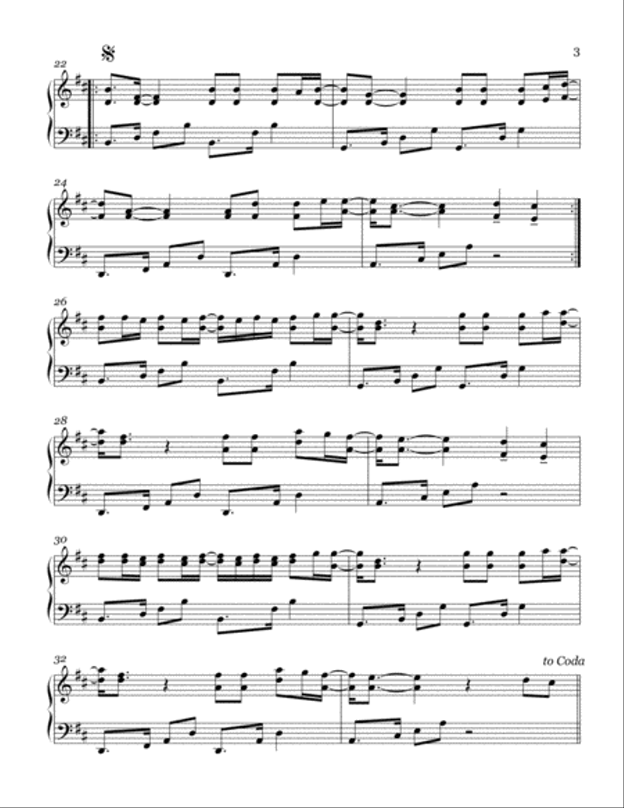 Despacito Piano Solo scores gallery preview page 3