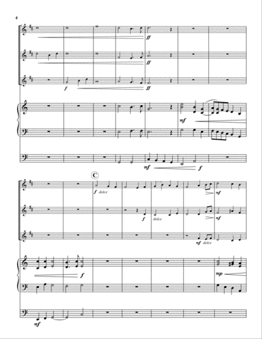 It Is Well With My Soul Brass Duet scores gallery preview page 4