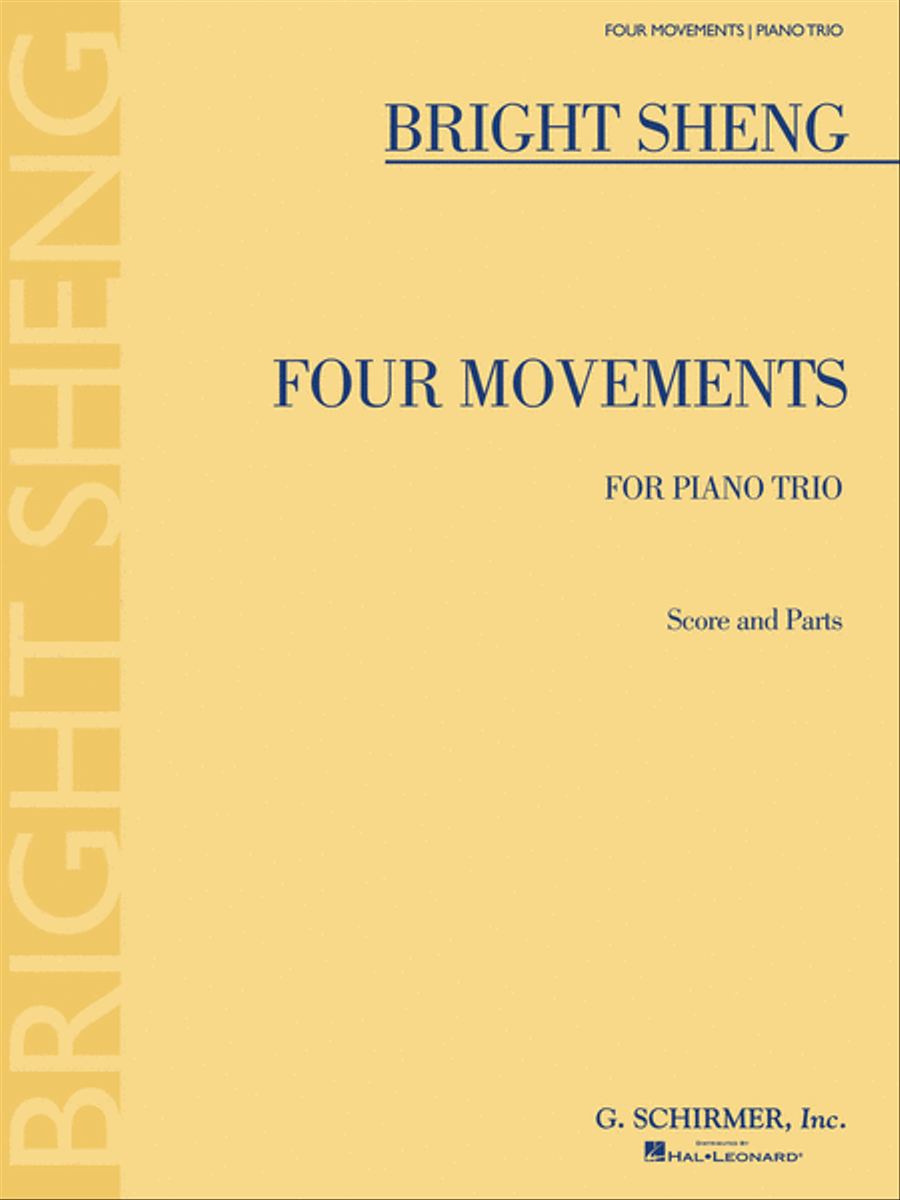 Four Movements for Piano Trio Piano Trio scores gallery preview page 1