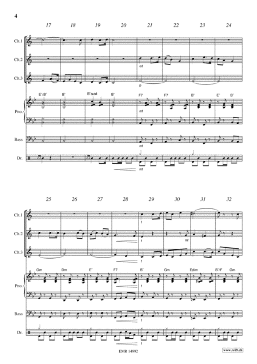 Scotland The Brave Clarinet scores gallery preview page 4