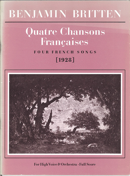 Quatre Chansons Francais