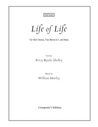 Life of Life (Full Score and Set of Parts)
