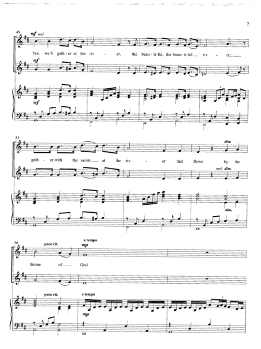Spirituals for Two Voices (Book) Vocal Duet scores gallery preview page 7