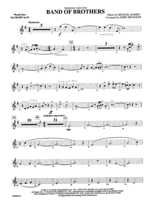 Band of Brothers, Symphonic Suite from: WP 2nd Horn in E-flat