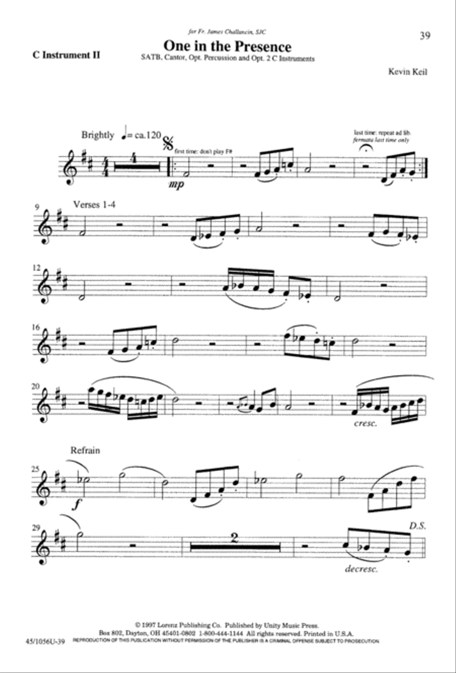 At the Lord's Table At the Lord's Table 4-Part scores gallery preview page 41